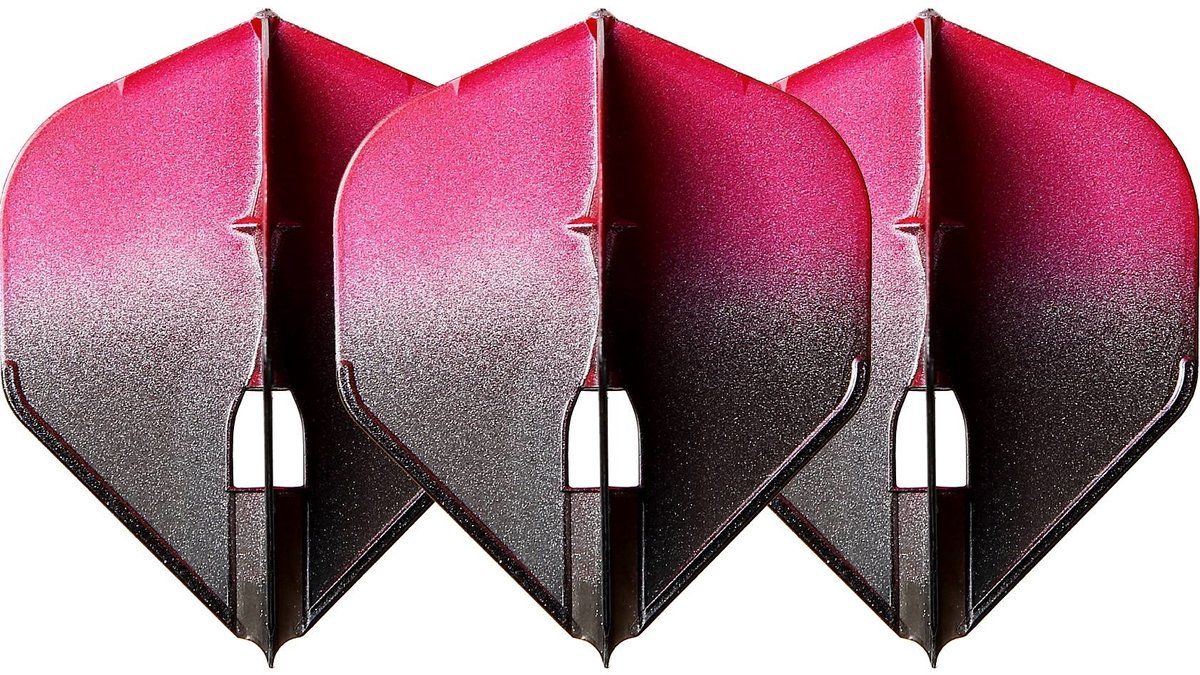 L-Style Champagne L1 Standard 2-Tone BK×Red - Dart Flights