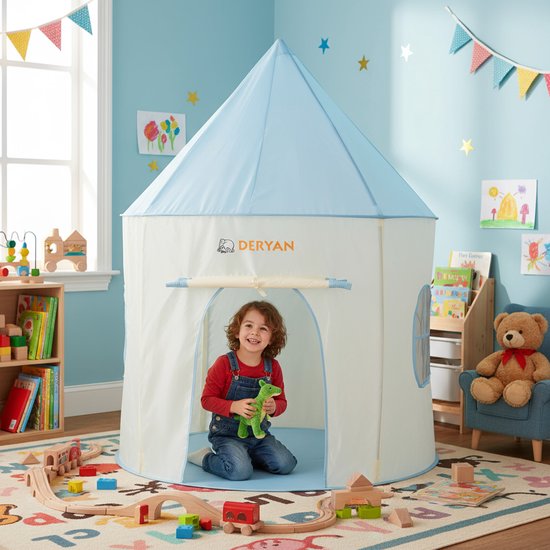 Deryan Luxe speeltent - Speelkasteel - Sky blue van Deryan — afbeelding 3