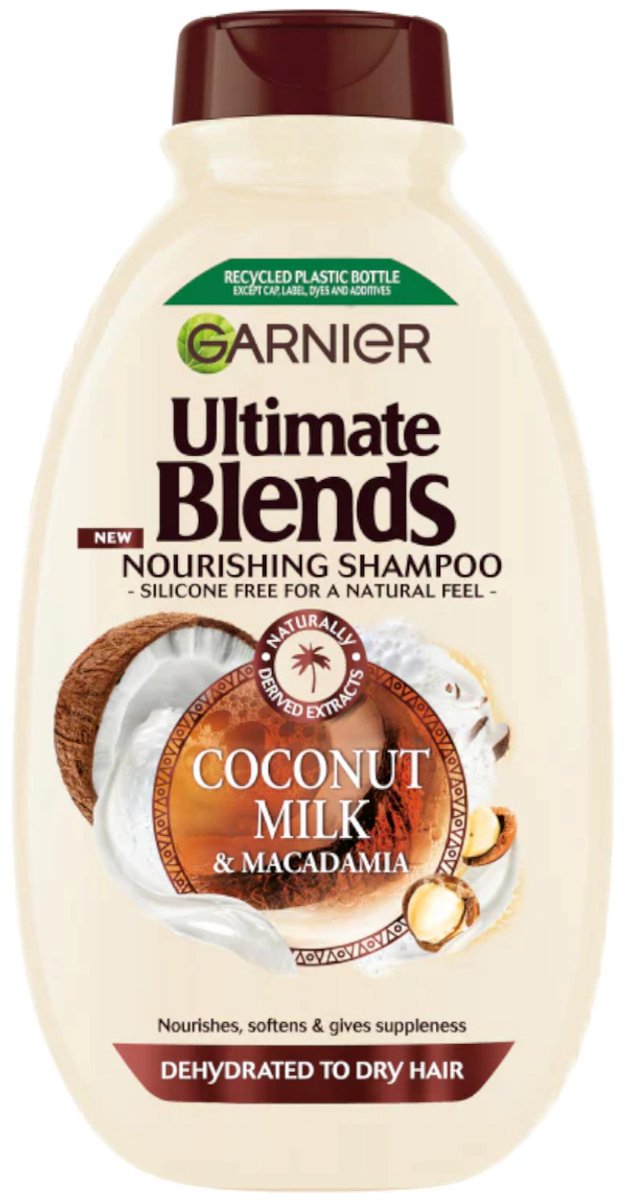 Garnier Ultimate Blends Coconut Milk Shampoo 400Ml
