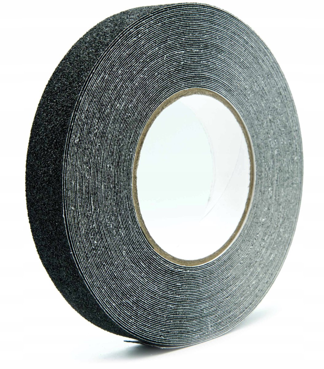 Sterke Antislip Tape Zwart 25mm 18m - Binnen & Buiten Gebruik