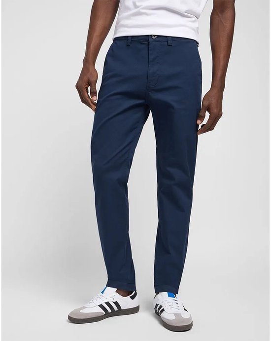 Pantalon Chino Slim Lee Bleu 31 / 32 Homme