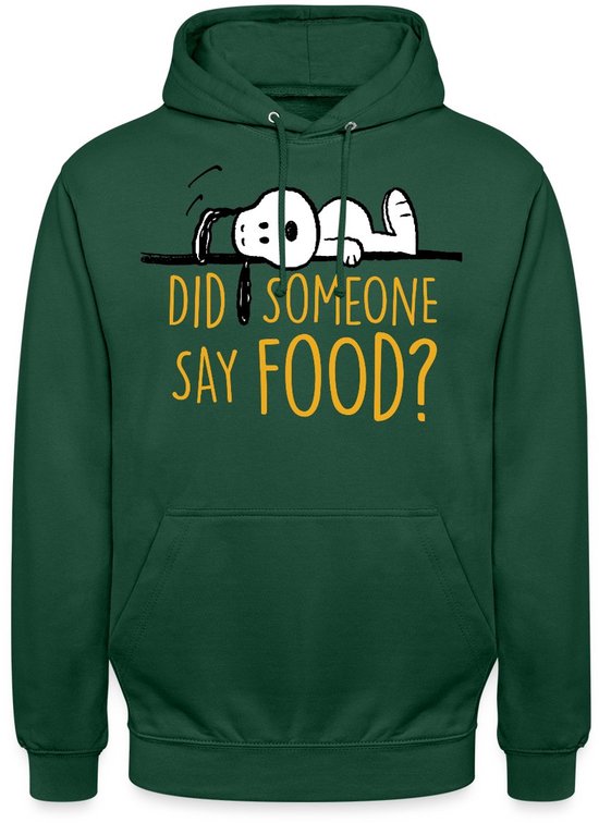 Arachides Snoopy Drôle Citation Affamé Foodie Hoodie Unisexe