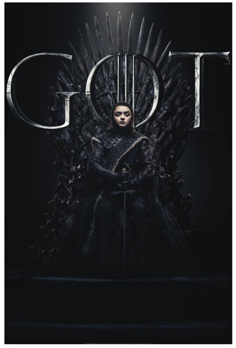 Game Of Thrones Arya Stark GOT Poster 20x30 cm