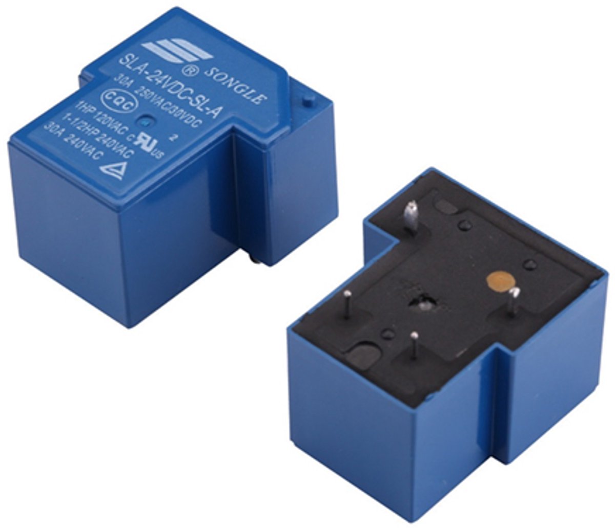 SLA-24VDC-SL-A Relais – 24V DC – 4-Pins – 30A