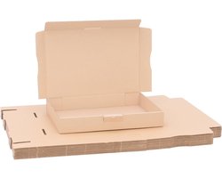 25 Stek Bruine Maxi-briefdozen A4 - Sterke Verzenddozen Boeken en Documenten (32x22.5x5 cm)