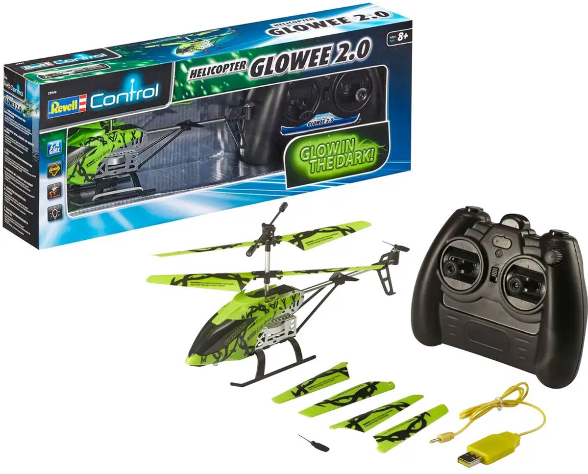 Revell RC voertuig Helikopters - 23940 RC Helicopter.Glowee 2.0 RC Model Kant en Klaar - Revell - Elektrisch — cadeau in Spellen & Speelgoed - foto 7