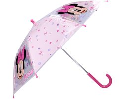 Minnie Mouse Rainy Days Paraplu - Roze / Transparant - 60 x 71 x 71 cm - Kinderparaplu
