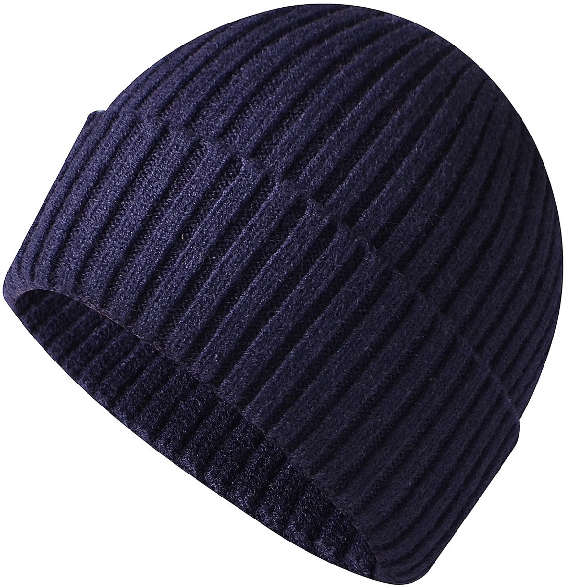 Winter-Beanie - Warm Muts - Zacht Rekbare Beanie - Unisex - Muts Dames - Muts Heren –Blauw