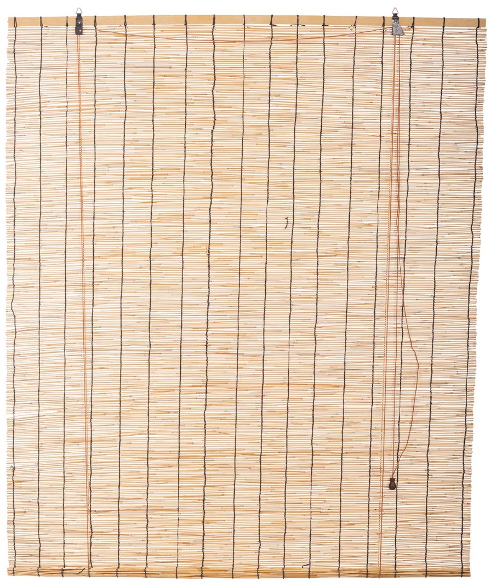 TuinChamp Rolgordijn riet 140 x 160 cm - Rolgordijn buiten en binnen - Rieten rolgordijnen - Natuurlijk rolgordijn hout - Natuurlijke uitstraling