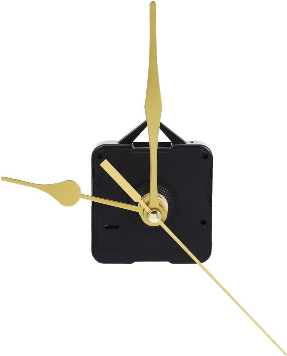Stille Quartz Uurwerk Vervangingsset voor Wandklokken met Lange As en 3 Wijzers