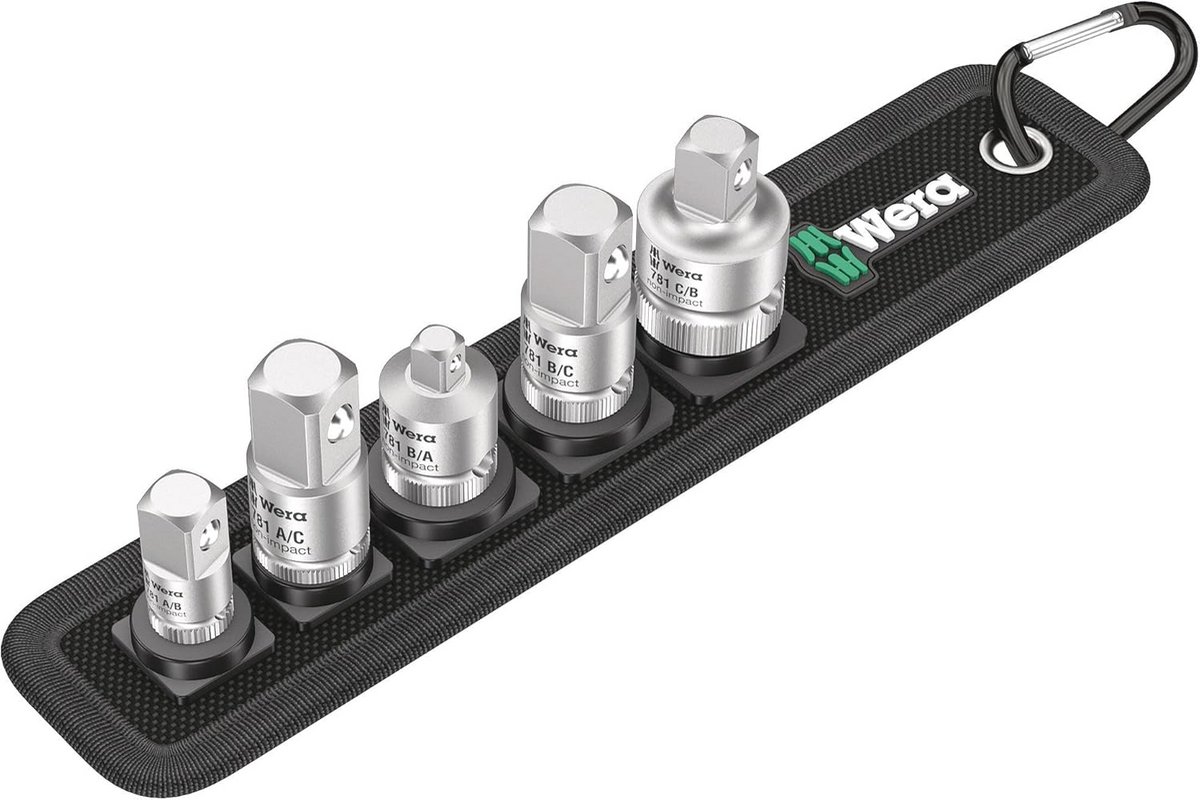 Aandrijfadapter Set 5-Delig met Stekkerdoos voor Handmatig en Machinaal Gebruik