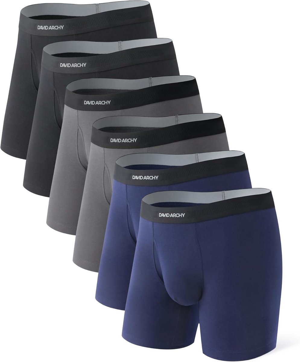 Heren Boxershorts Multipack Modal Katoen Ademend Comfortabel Ondergoed