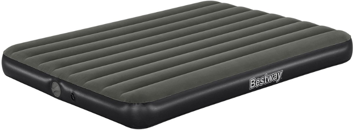 Bestway – Luchtbed – 2-Persoons – 152×203×25 cm – Zwart – Met Ingebouwde USB Oplaadbare Pomp - Luchtbed - Camping - Buiten - Logeerbed - 2-persoons Luchtbed