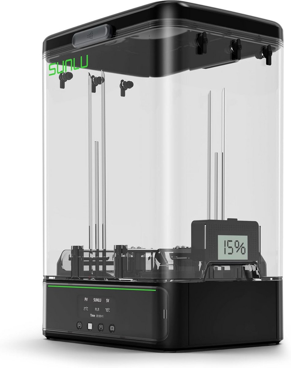 Filament Droger en Opslagbox voor 3D Printer Filament - Met Temperatuurregeling - Droogt PLA, PETG, TPU