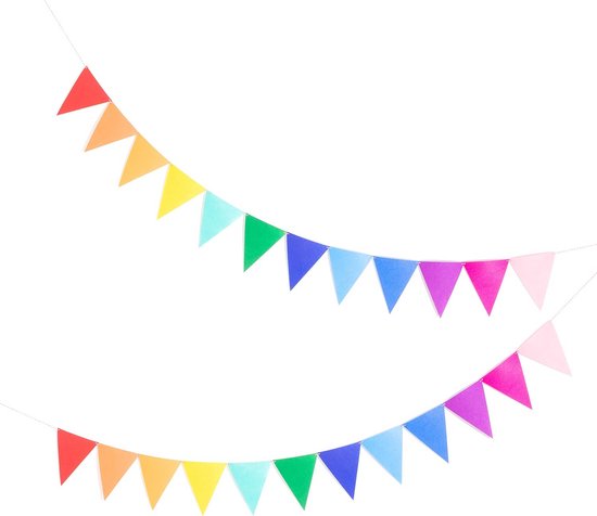 Slingers pastel, 6 stuks hangende papieren klaverbladen, slingers, kleurrijk, feestslingers, papier voor meisjes, vrouwen, verjaardag, doop, communie, vormsel, bruiloft, vrijgezellenfeest, decoratie