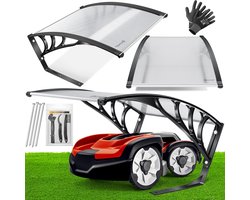 Universele Robotmaaier Garage - Carport voor Grasmaaier Robot met UV-bestendig Polycarbonaat Dak