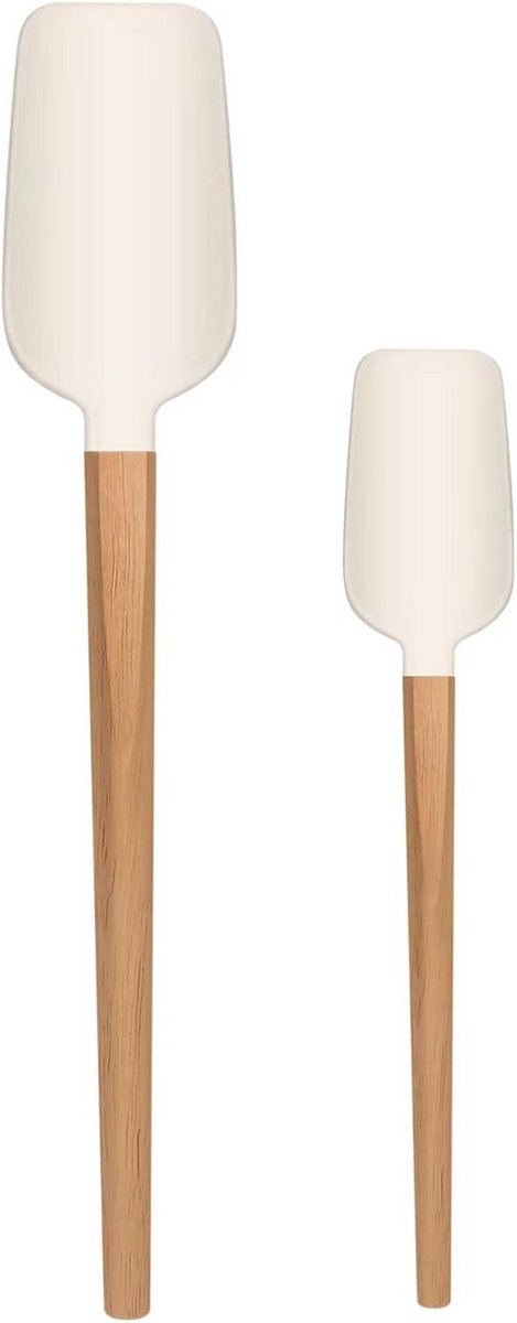 Set van Houten Spatels met Lange Steel voor Potten en Flessen