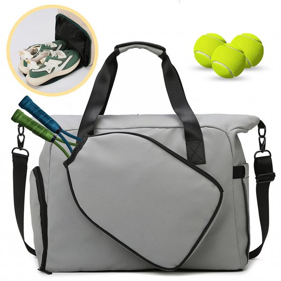 Topmelon Padeltas - Badminton Rackettas - Sporttas met apart schoenenvak - Sac de sport femme - Tafeltennis tas - 35L - Waterafstotend