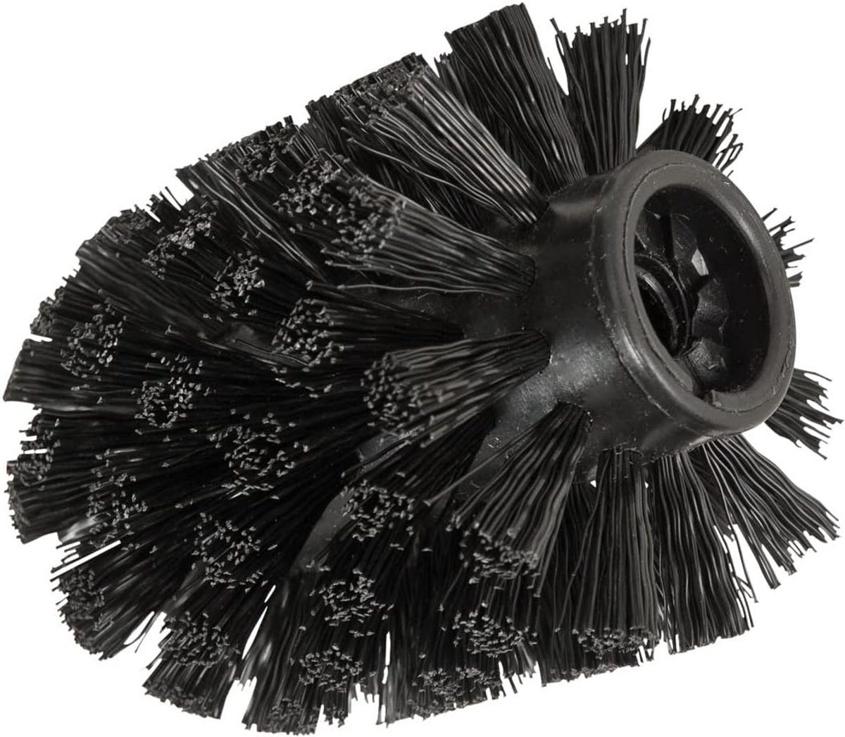 Vervangingsborstel zonder adapter, zwart, diameter 6,5 cm - 1 stuk