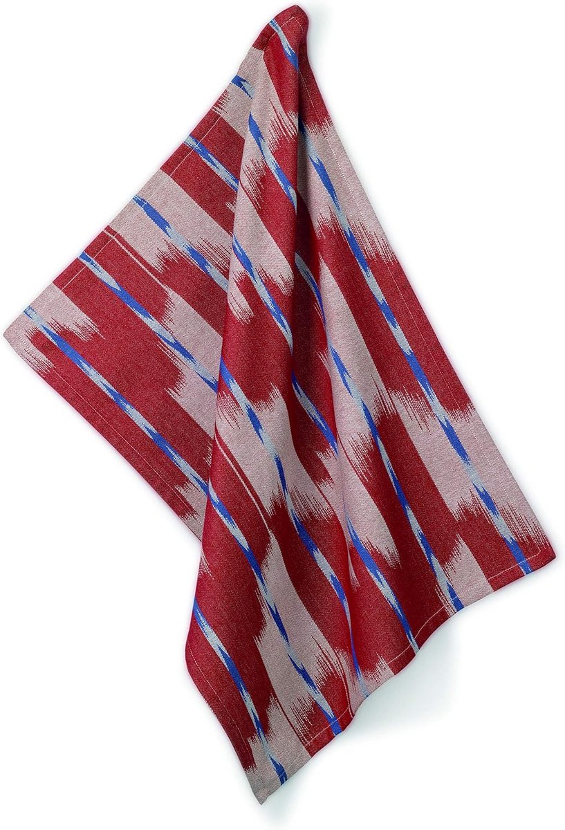 Rode Katoenen Keukendoek - Absorberend en Stijlvol