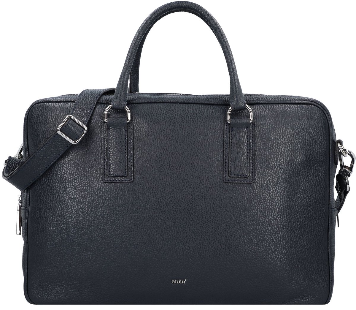abro Adria Koffer Leer 40 cm - cm ( Zoll) - navy