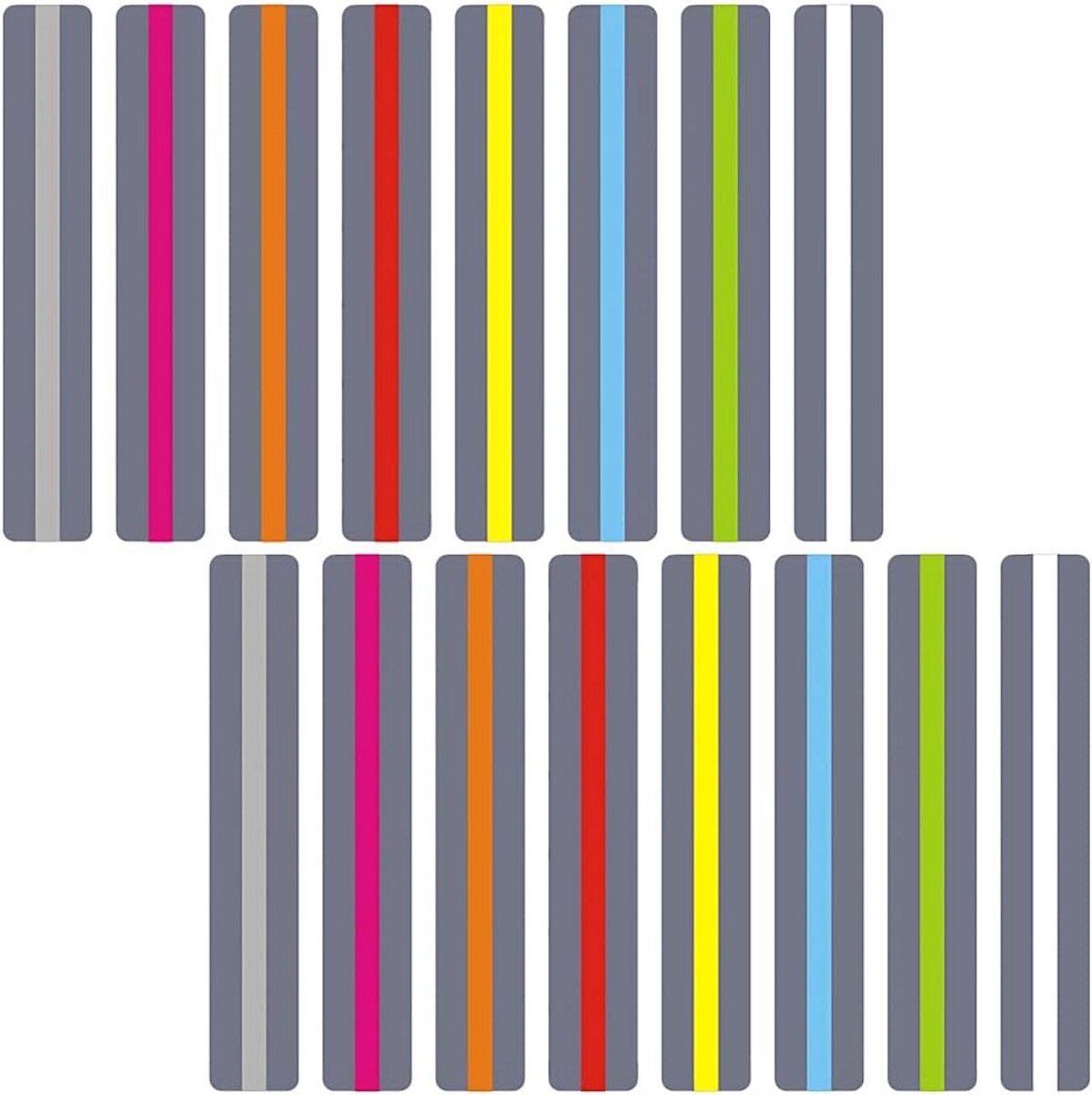 16 stuks leeslinialen voor kinderen - dyslexie-trackingliniaal en leeshulp
