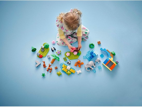 LEGO DUPLO Stad 3-in-1 families van wilde dieren - 10446