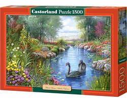 Black Swans - Andres Orpinas  - Legpuzzel - 1500 Stukjes