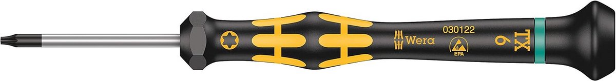 Micro schroevendraaier voor TORX schroeven, ESD-veilig