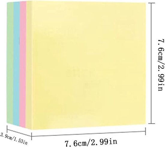 AUAUY 240 Vellen Stervormige Plaknotities met 8 Kleuren Zelfklevende