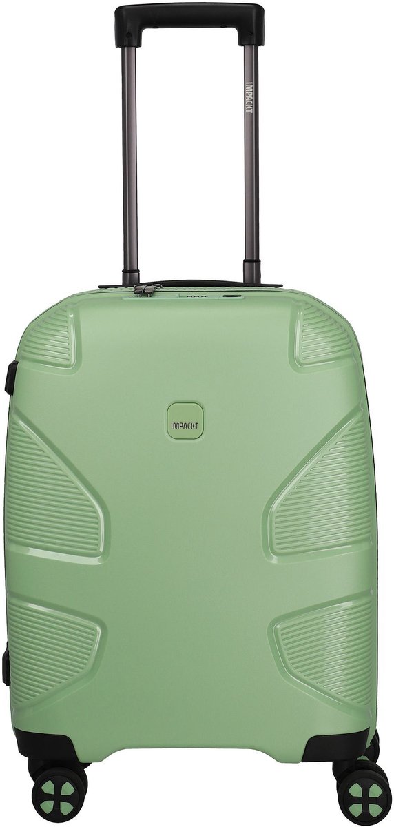 IMPACKT IP1 4 wielen Cabinewagen 55 cm - Harde bagage - TSA slot - spring green