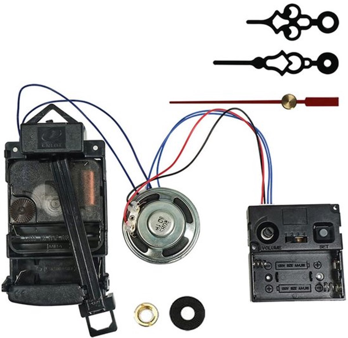 Pendule Klokbeweging - Muziekdoos Set - Quartz - Batterij Aangedreven