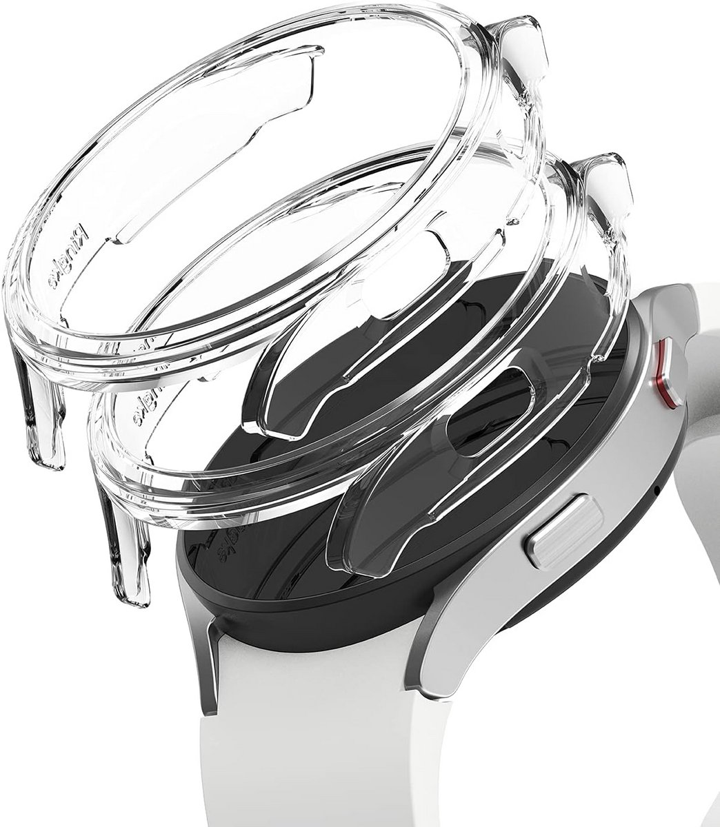 Ringke Slim Beschermhoes voor Galaxy Watch 4 40mm - 2 Stuks Lichtgewicht PC Transparant