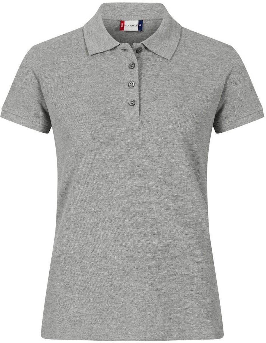 Clique Heavy Premium Polo Women 028261 - Grijs-melange - S