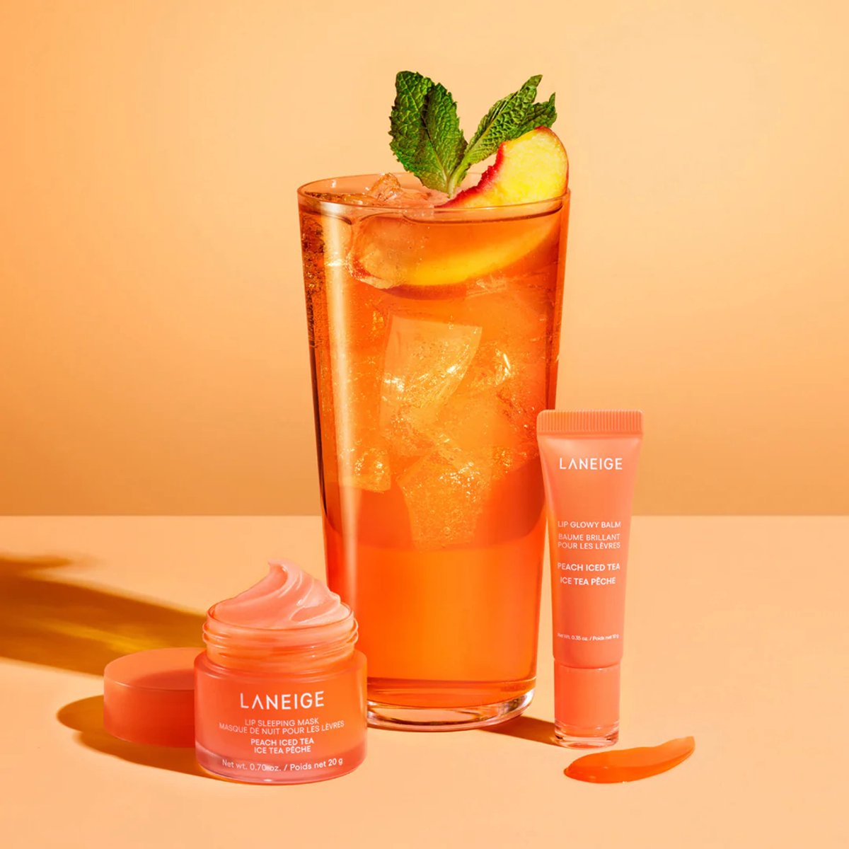 Laneige - Lip Sleeping Mask - Peach Iced Tea - 20g — cadeau in Verzorging - foto 2
