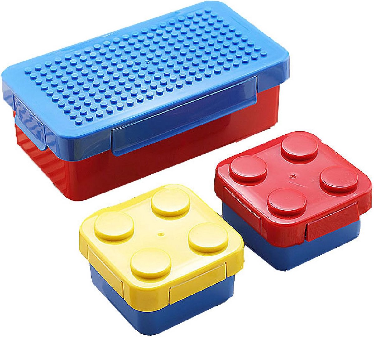 Lunchbox Bouwsteen vorm - Creatieve Lunchbox voor Kinderen en Volwassenen