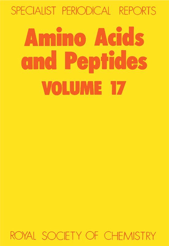 Specialist Periodical Reports - Amino Acids and Peptides- Am ... - cover