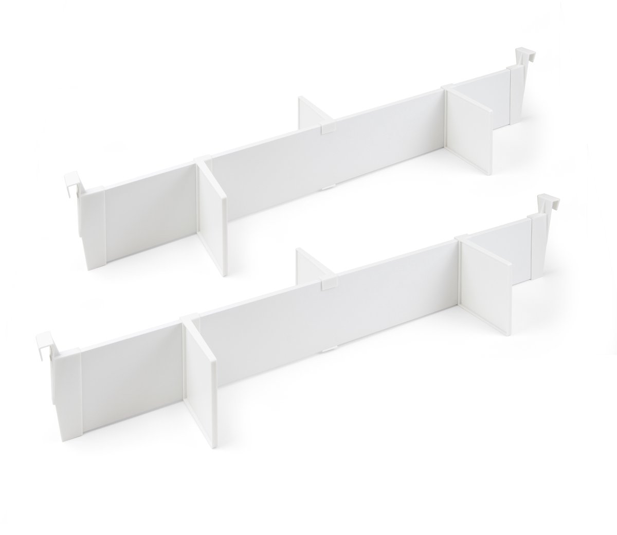 Emuca Kit van Vertex-Concept accessoirekit voor interne ladeverdeler, breedte 900 mm, Aluminium en Plastic, Antracietgrijs