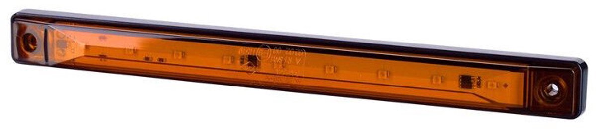 led zijmarkeringslamp universeel oranje 12/24 volt - contourlamp - zijlamp - breedtelamp