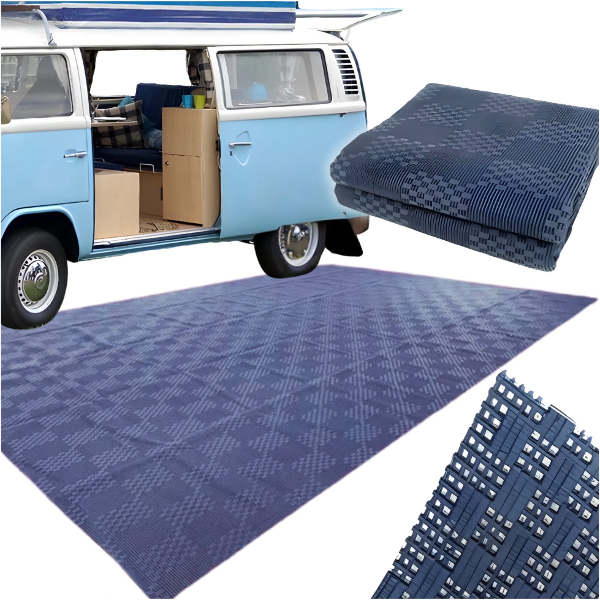 Zolta - Camping Mat - PVC - Blauw - 600g