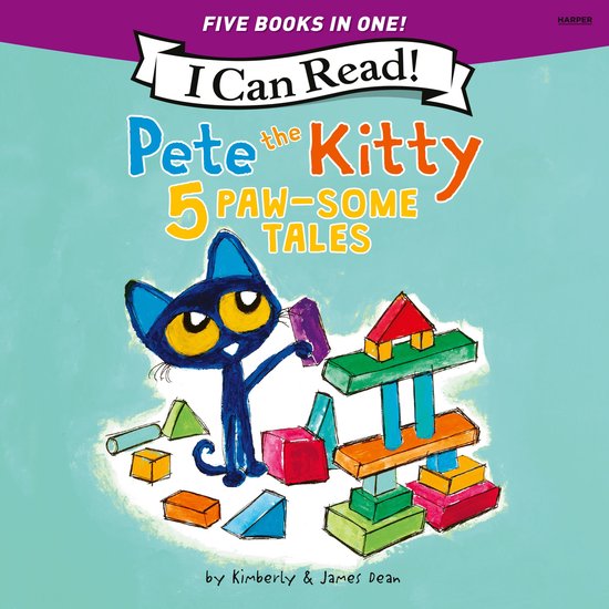 Pete the Kitty: 5 Paw-Some Tales - cover
