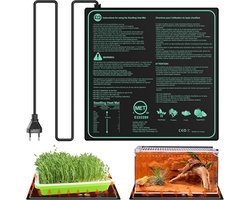 Verwarmingsmat met Thermostaat voor Zaden, Terrarium en Huisdieren - 50x52 cm