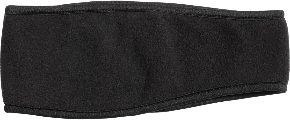 K-up winter hoofdband Sport - oorwarmer - zwart - fleece - volwassenen - lichtgewicht