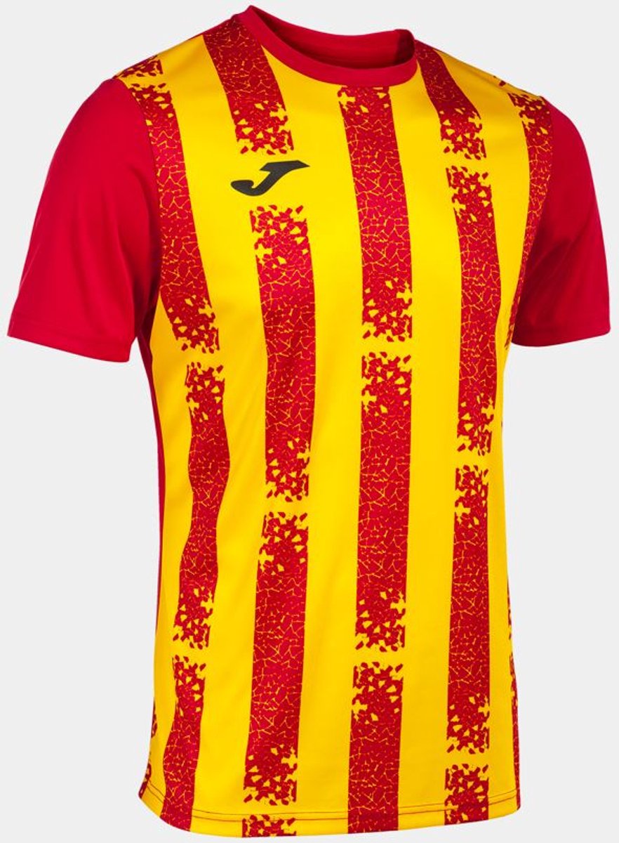Joma Inter Iii T-shirt Met Korte Mouwen Geel,Rood 2XL Man