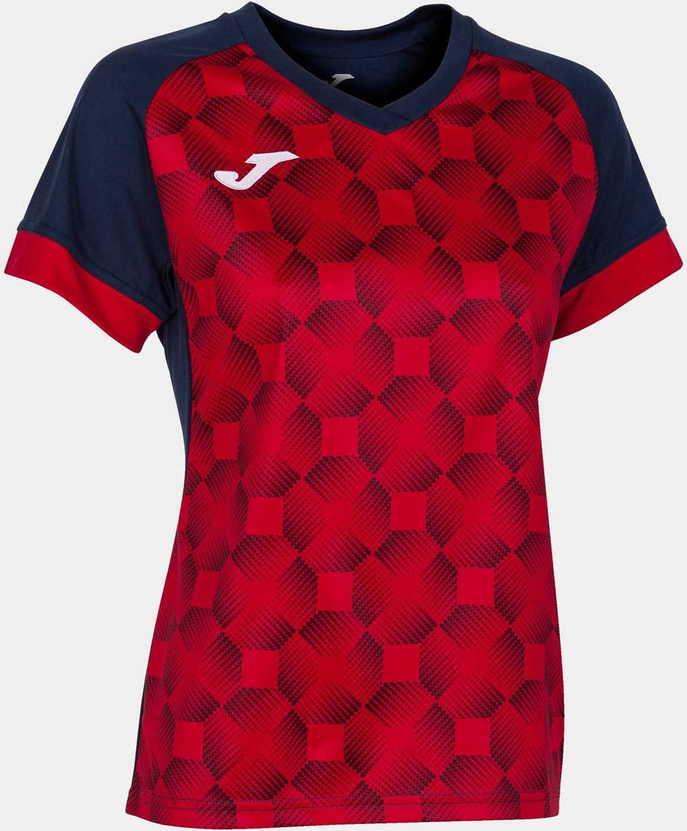 Joma Supernova Iii T-shirt Met Korte Mouwen Rood,Blauw 12-14 Years Jongens,Meisjes