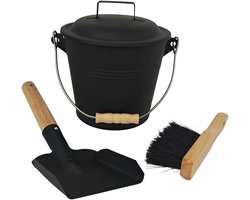 Asemmer - 4,5 liter - met stoffer en blik