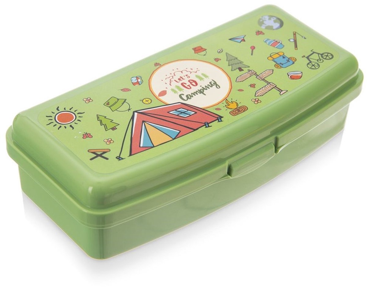 Orion - Lunchbox - Groen - 500 ml - Kampingmotief