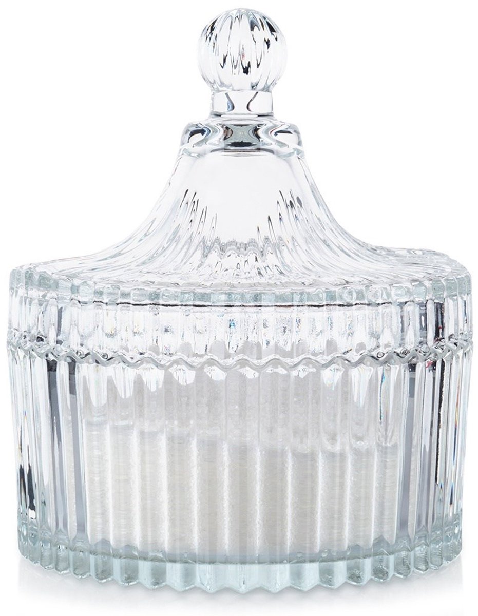 Alpina Pot met deksel glas Ø10,5x12cm