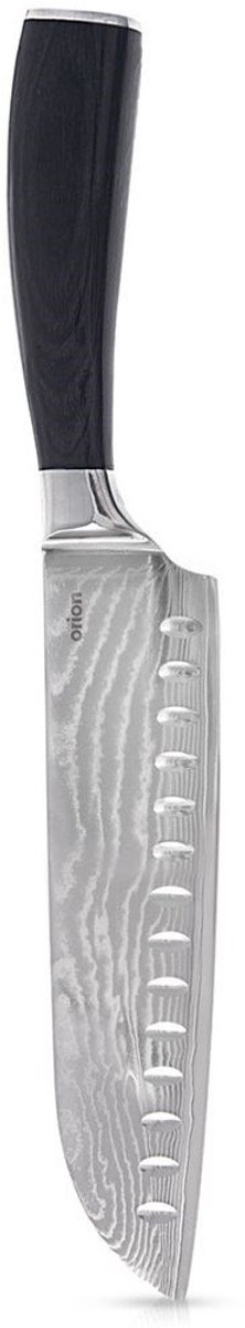 Orion - Santoku Mes - Stalen Damascus - 31 cm - Houten Handgreep