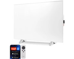 Cronos - Infraroodverwarming - 500W - mat oppervlak - verwarmt tot 14m2 - Synthelith PRO CRP-500TWP Wit